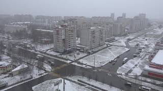 Снег ложиться Летает летает Новочебоксарск 30 10 2019