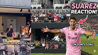 SUAREZ REACTION! 🔥 Messi & Family React to Benjamin Suarez’s Incredible Goal!