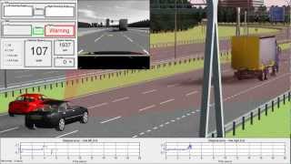 Simulation of Lane Keeping Assist (LKA) system using PreScan software screenshot 2