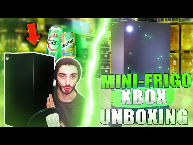 Unboxing du MINI-FRIGO XBOX !! Un vrai frigo, de la taille d'une