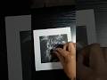 Magically Appearing Charcoal Portrait ✨ | Watch the Art Unfold in Seconds #shorts #artwork #art #yt