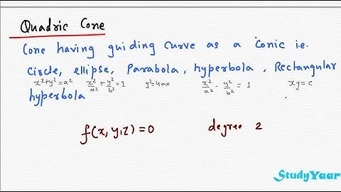 Quadric Cones &  Enveloping Cones