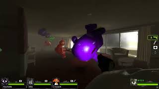 One of the funniest things that happens with zero gravity mods in Left 4 Dead 2.
