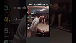 FUNNY BILLIARDS FAILS!#shorts #funny #billiards
