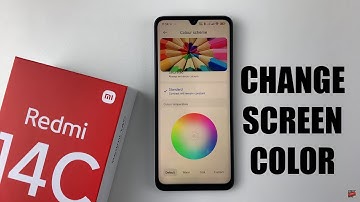 How To Change Screen Color Mode On Redmi 14C