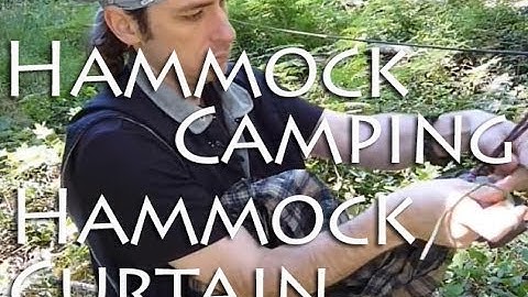 Hammock Camping - Hammock Curtain