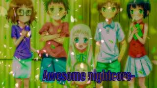 Awesome nightcore- (secret base )