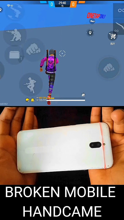 Broken Mobile Handcam gameplay 🥺#freefire #handcam #mikeyff #4flaggamer #shorts