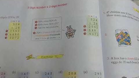 Class 3 maths chapter 7 (multiplication)part 8