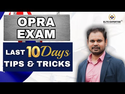 How to Pass the OPRA Exam 2025 – Expert Advice from a Clinical Pharmacist | Elite Expertise
