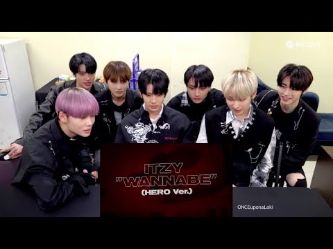 [request] Enhypen reaction to Itzy Wannabe Dance Practice Hero Ver. [fanmade]