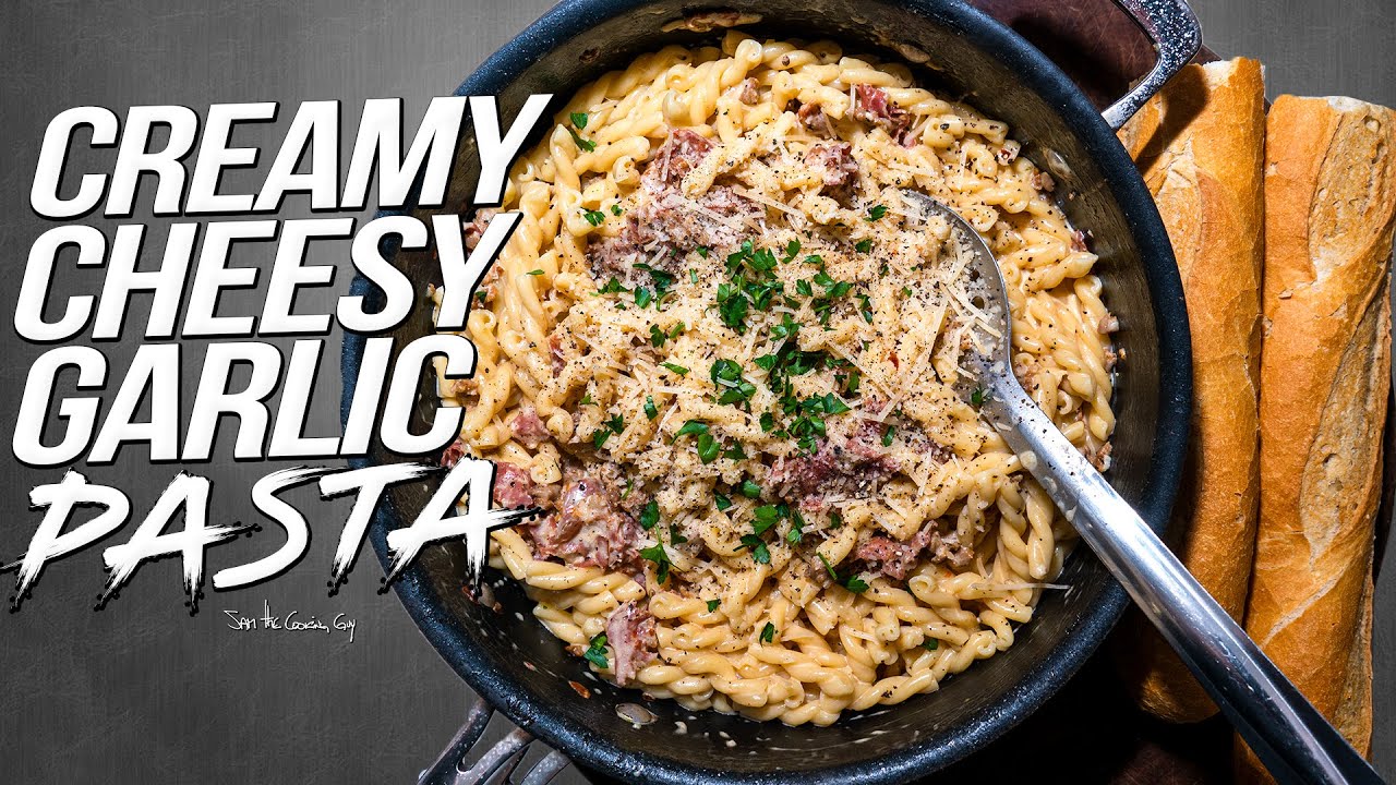 Creamy Cheesy Garlic Pasta Sam The