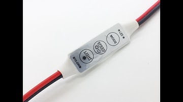 DRL controller / 3 key led dimmer installed on pulsar RS200