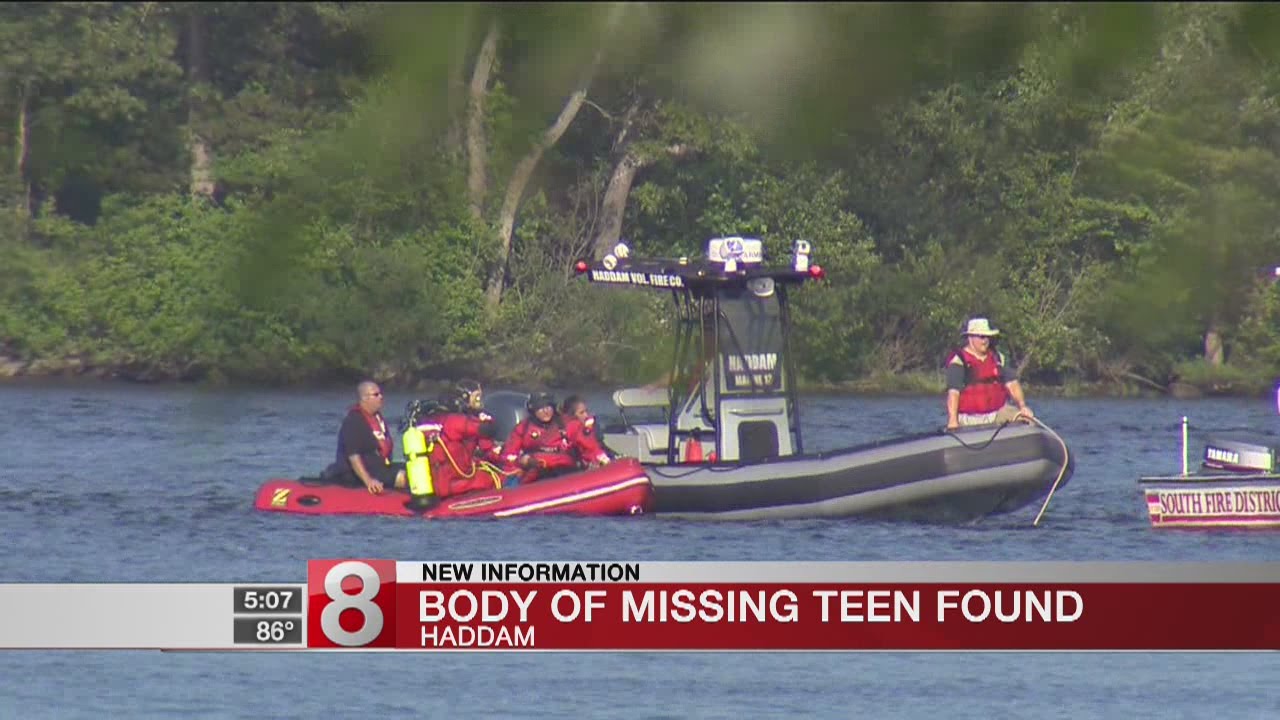 Body of missing teen found in Haddam - YouTube
