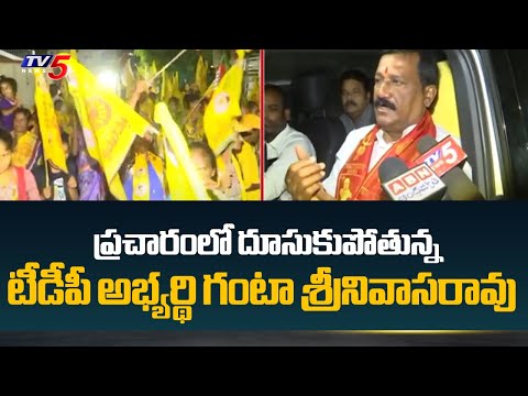 Bheemili TDP MLA Candidate Ganta Srinivasa Rao Election Campaign | AP Elections | TV5 News - TV5NEWS