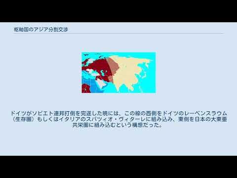 枢軸国のアジア分割交渉 YouTube