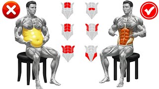 8 Simple Sitting Exercises To Shrink Stomach Fat Fast At Home