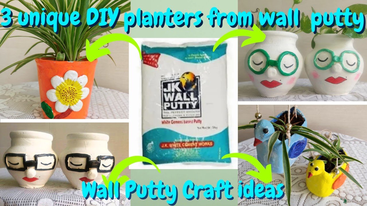 DIY Home Decor / Wall Putty Craft / DIY Idea using Wall Putty / Home  Decoration Ideas 