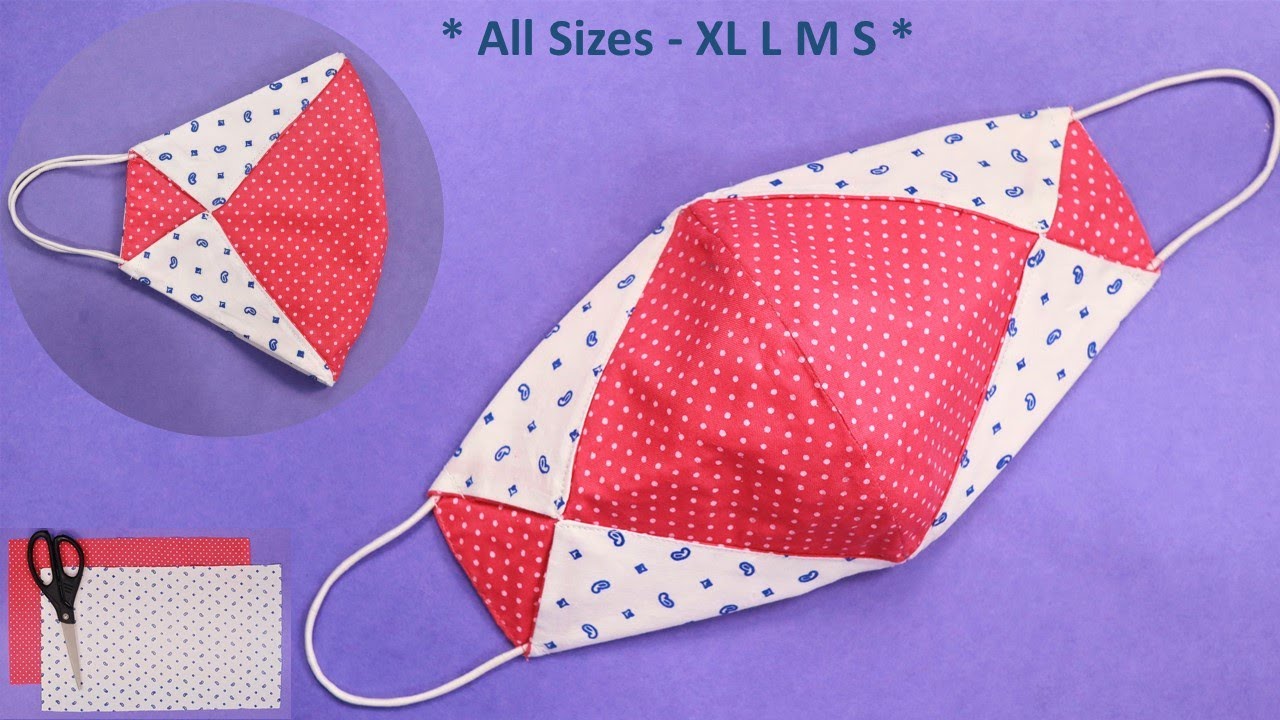 New No Fog On Glasses 3 Layer Face Mask Sewing Tutorial How To