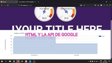 Simple Web app para medir temperatura y humedad en tiempo real PHP Completo