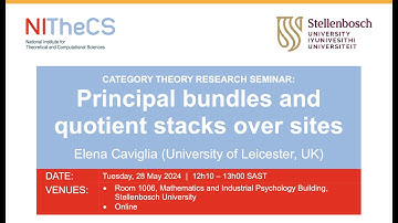 2024-05-28 - NITheCS & Stellenbosch University Category Theory Research Seminar: 
