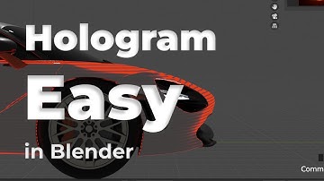 Easy Hologram Creation with Blender Holografic Add-on