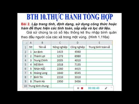 Tin học 7 - Bài thực hành tổng hợp (10/05/2021 - 15/05/2021)