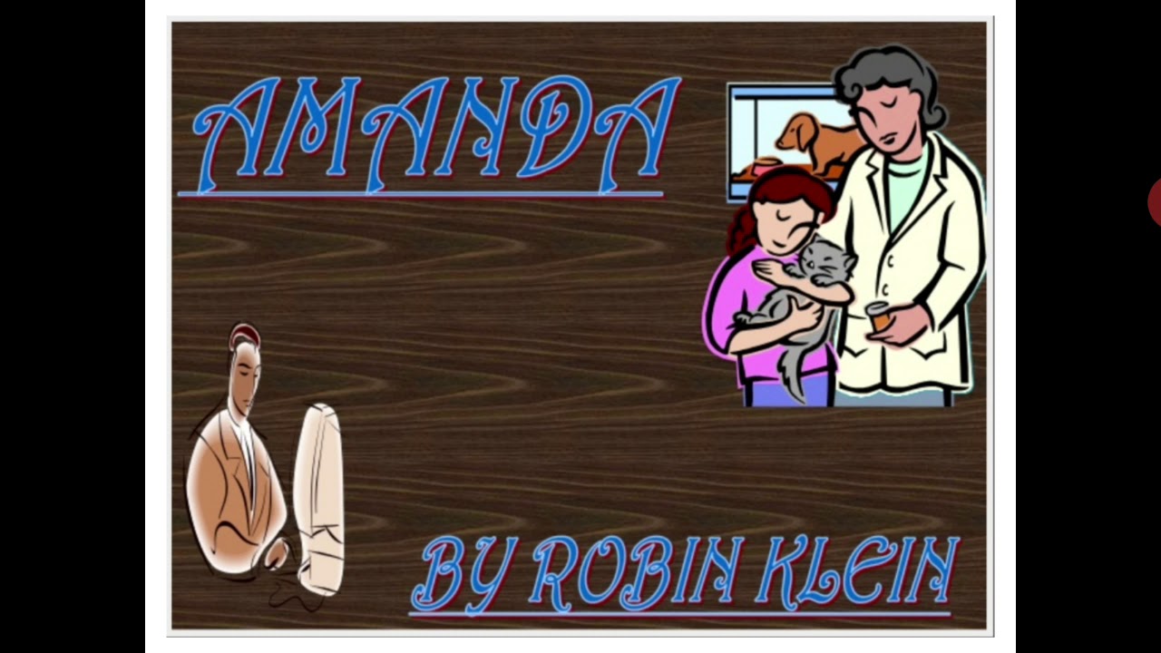 Amanda Poem PPT Video Poetess Robin Klein YouTube