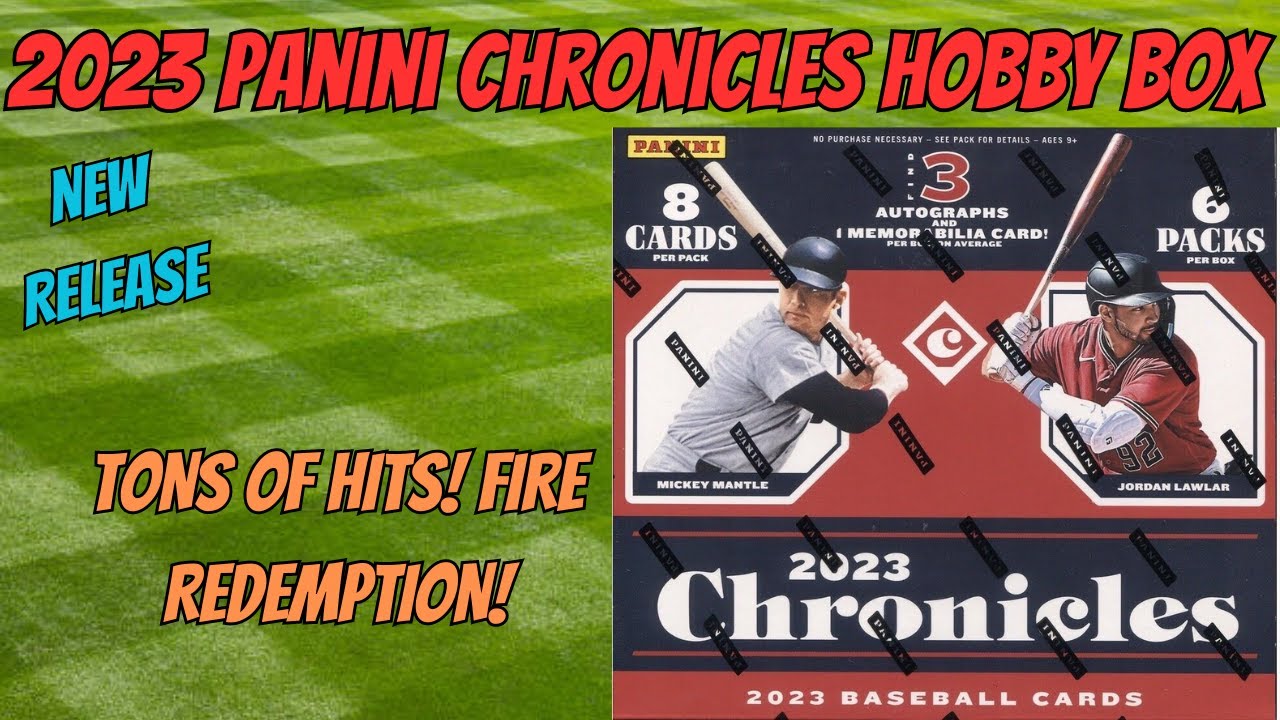 BRAND NEW: 2023 Panini Chronicles Hobby Box! Tons Of Hits! - YouTube