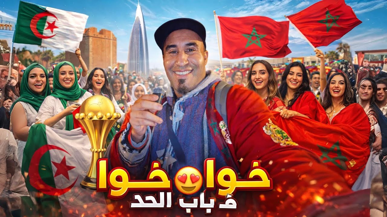 شوف الجزائريين فين كيتجمعو  بحال لي فبلادهم  تصدمو فلمغرب🇲🇦🇩🇿