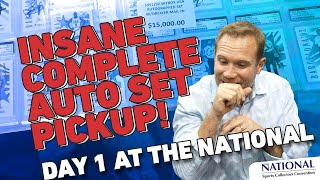 INSANE BIG $$ PICKUP at the National! 😳🔥 (Day 1 National Sports Collectors Convention 2021)