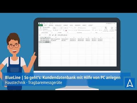 BlueLine | So geht’s: Kundendatenbank mit Hilfe von PC oder Laptop anlegen