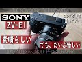 Sony ZV-E1！素晴らしいカメラだけど、とても惜しい！めっちゃコンパクトなフルサイズミラーレスカメラが動画では凄すぎるけど、スチルの神カメラになれなかった！