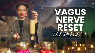 Vagus Nerve Reset to Sleep  Sound Bath Healing Meditation