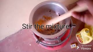 How to make popcorn 🍿 using a sufuria/pan in 2 minutes.