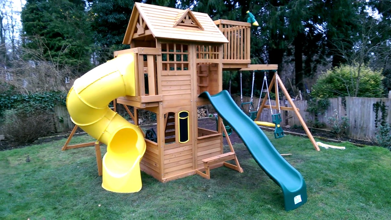 Costco Tube Slide Climbing Frame Imported through Selwood YouTube