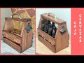 CAJA DE CERVEZAS DE MADERA con planos y medidas | Wooden Beer Caddy