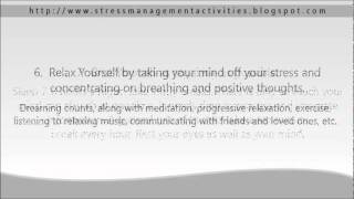 Top 10 Stress Management Tips