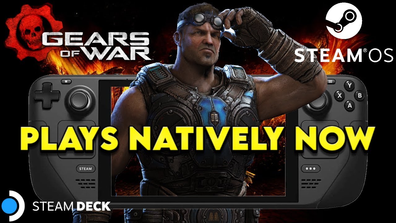 Gears of War (2006) on Steam Deck SteamOS Natively