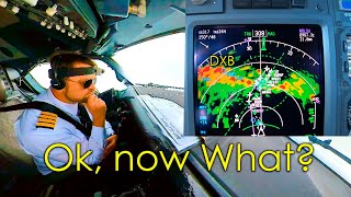 Challenging Day as an Airline Pilot | Flight from India to rainy UAE