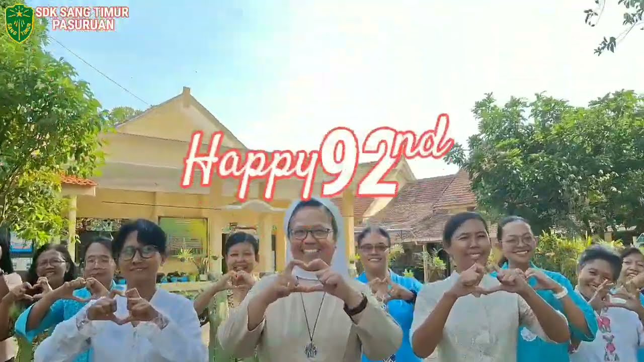 92 Tahun Sang Timur berkarya di Indonesia _ SDK Sang Timur Pasuruan.