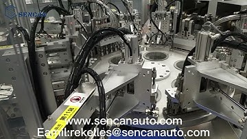 Eight station Plohman infusion cap assembly machine