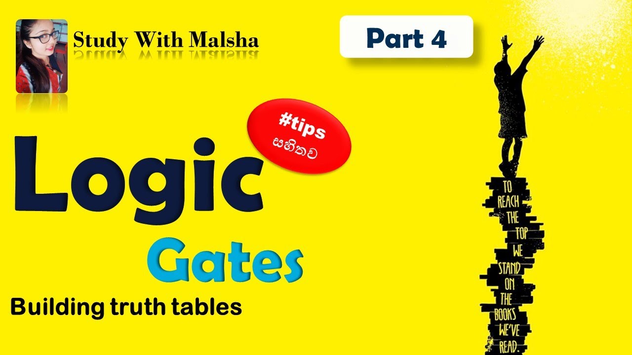 Logic gates in Sinhala How to draw truth tables (Part 4) YouTube