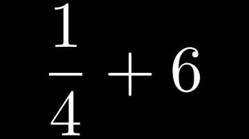 How to Add a Fraction and a Whole Number