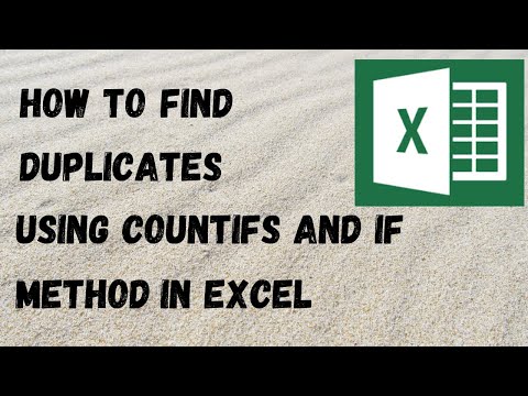 How to Find Duplicates in Excel Using COUNTIFS Formula | How to Name Duplicates Using IF Method