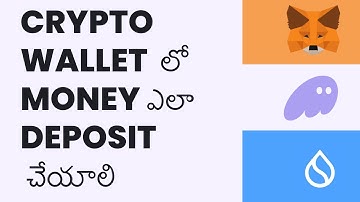 How to Deposit Money into a Crypto Wallet in Telugu | Easy Example with MetaMask