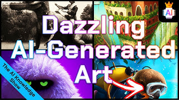 OpenAI DALL-E 2 AI: 11 New Dazzling AI-Generated Images | The A.I. Knowledge Show | Ep 5