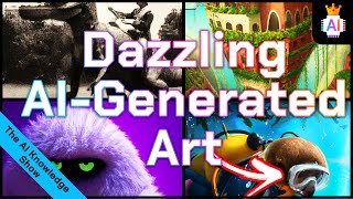 OpenAI DALL-E 2 AI: 11 New Dazzling AI-Generated Images | The A.I. Knowledge Show | Ep 5