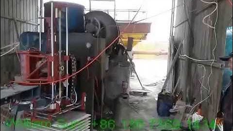 Automatic palletizer working with MM600 tile press machine