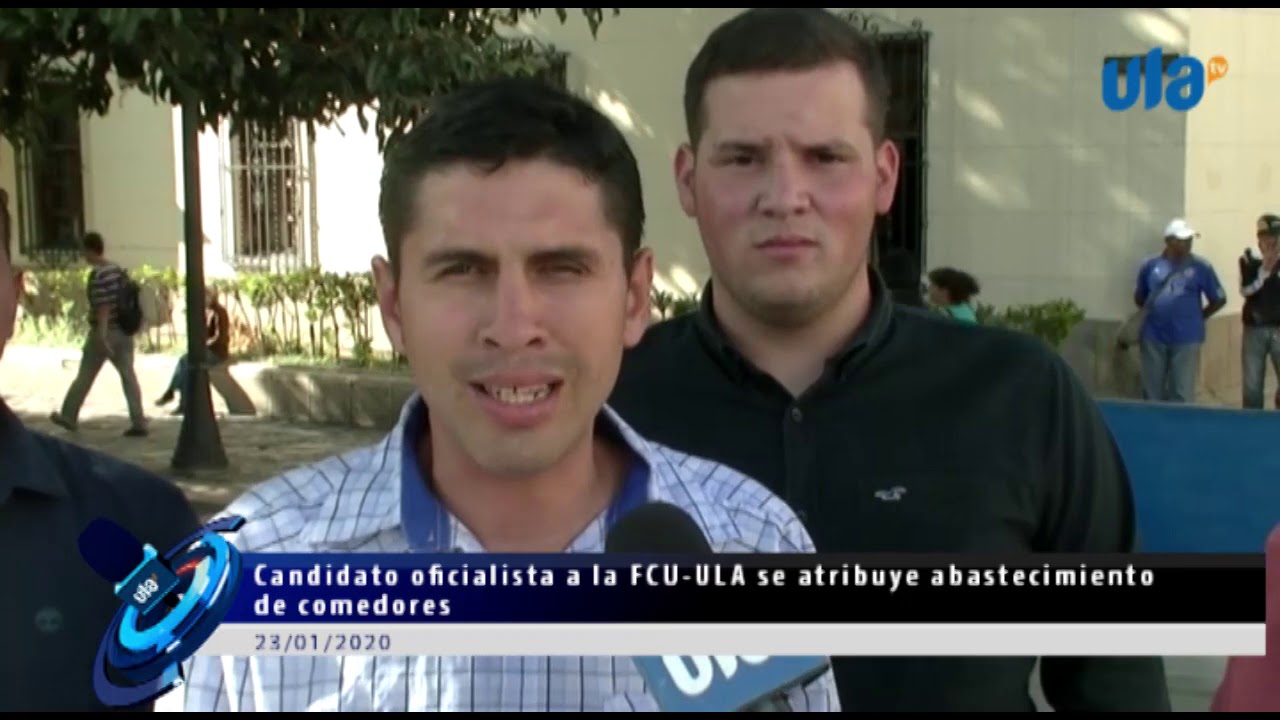 Candidato oficialista a la FCU ULA se atribuye abastecimiento  de comedores.